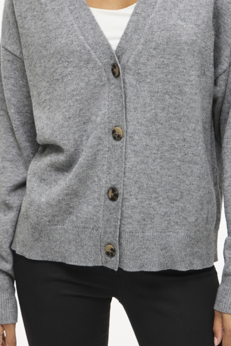 Vila viril v-neck knit cardigan - noos